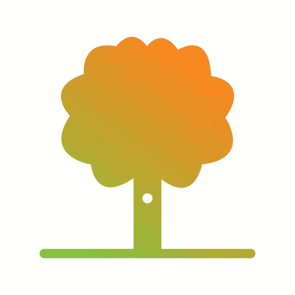 Unique Tree II Vector Glyph Icon