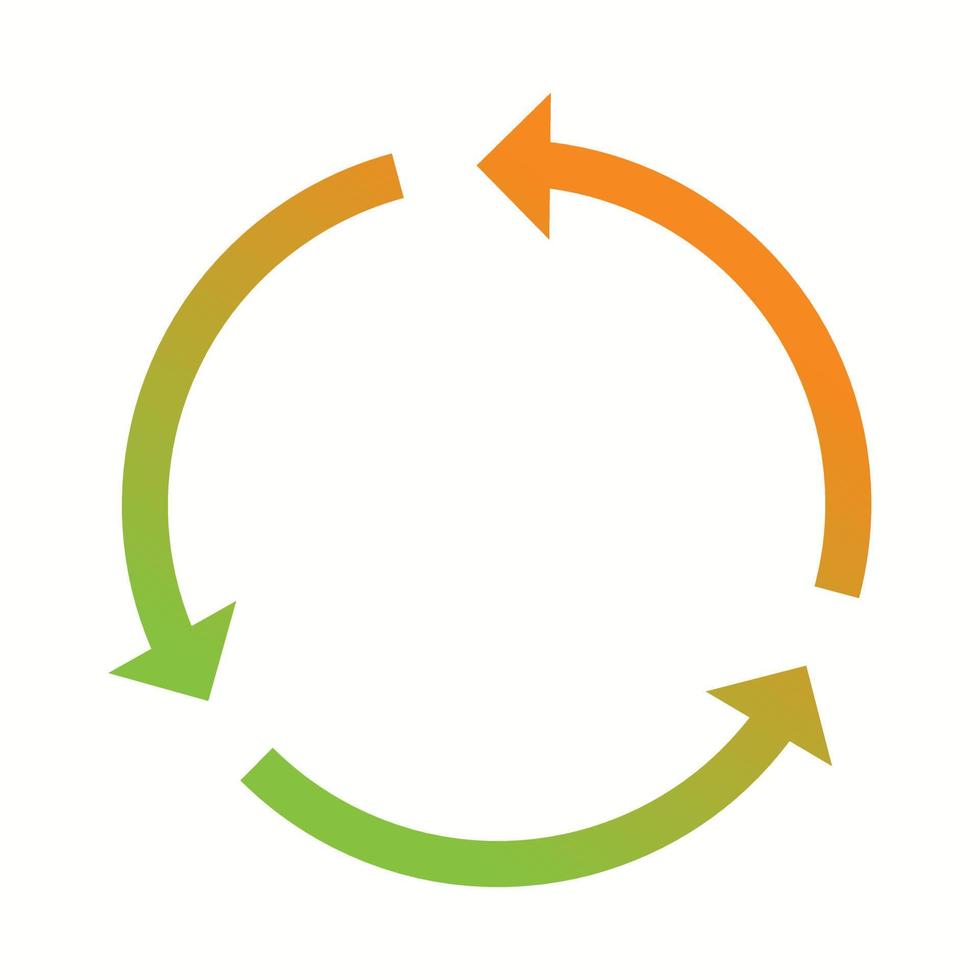 Unique Recycle Vector Glyph Icon