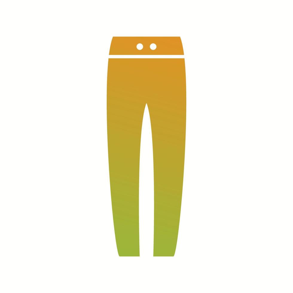Unique Warm Trouser Vector Glyph Icon