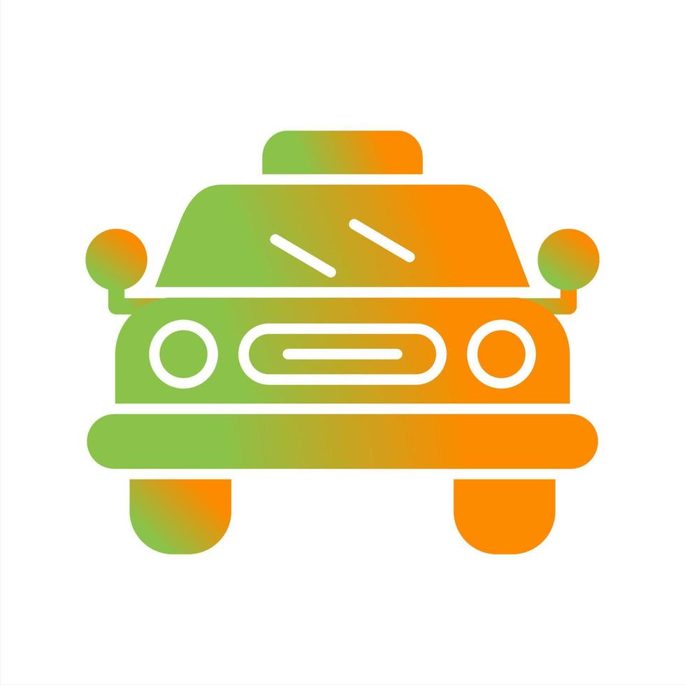 icono de vector de taxi