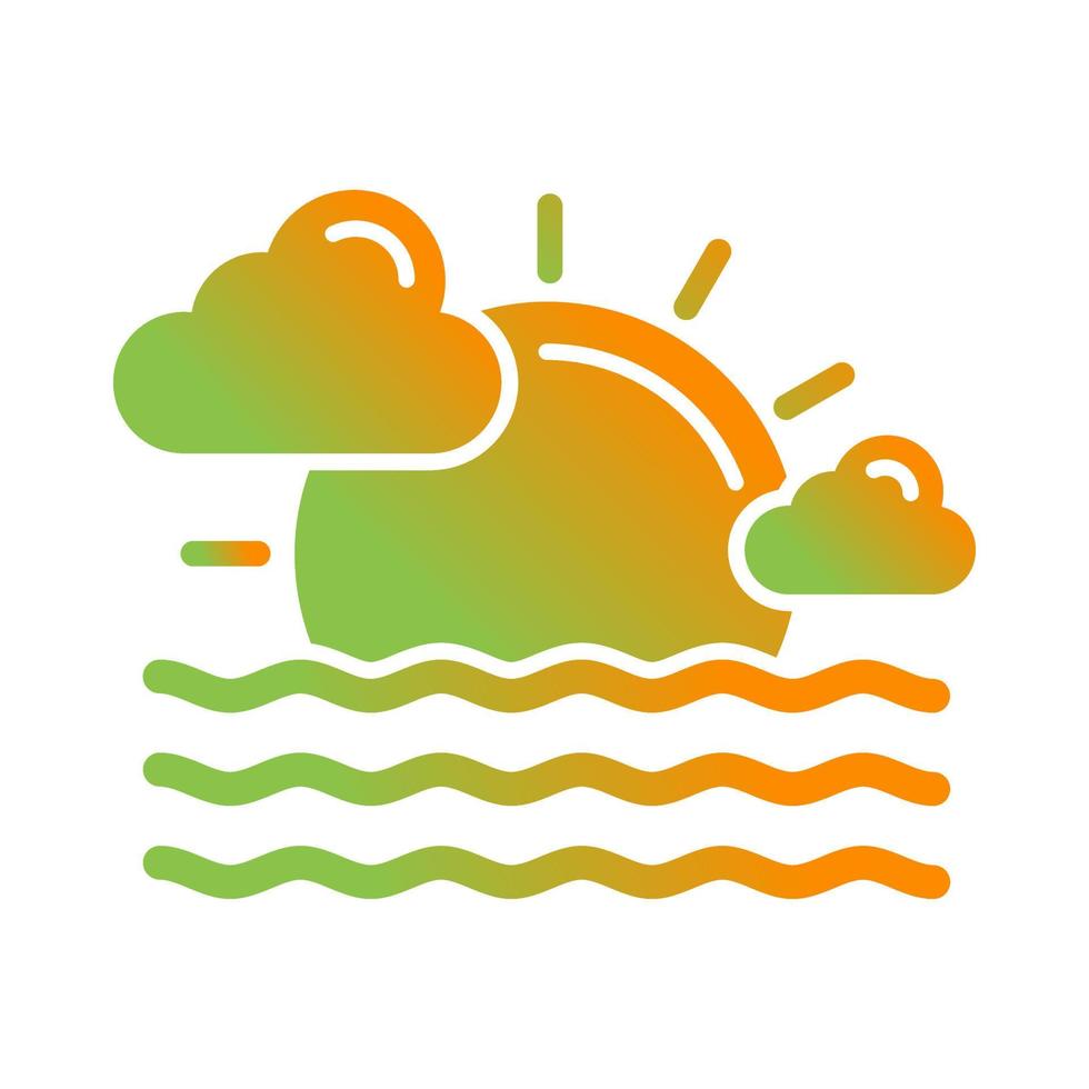 Sunset Vector Icon