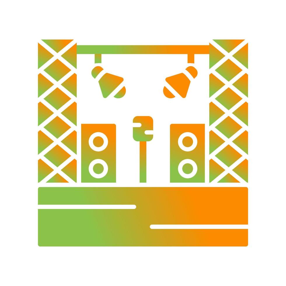 Stage Vector Icon