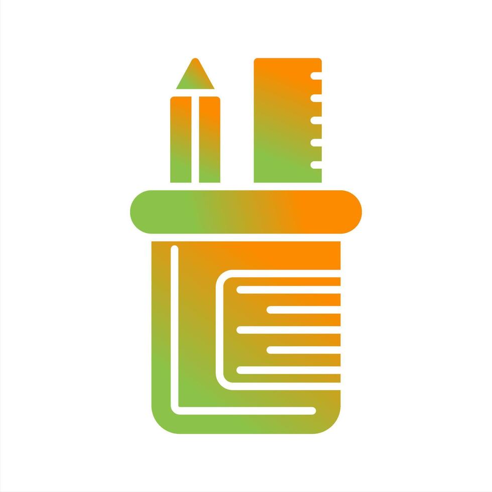 Pencil Stand Vector Icon