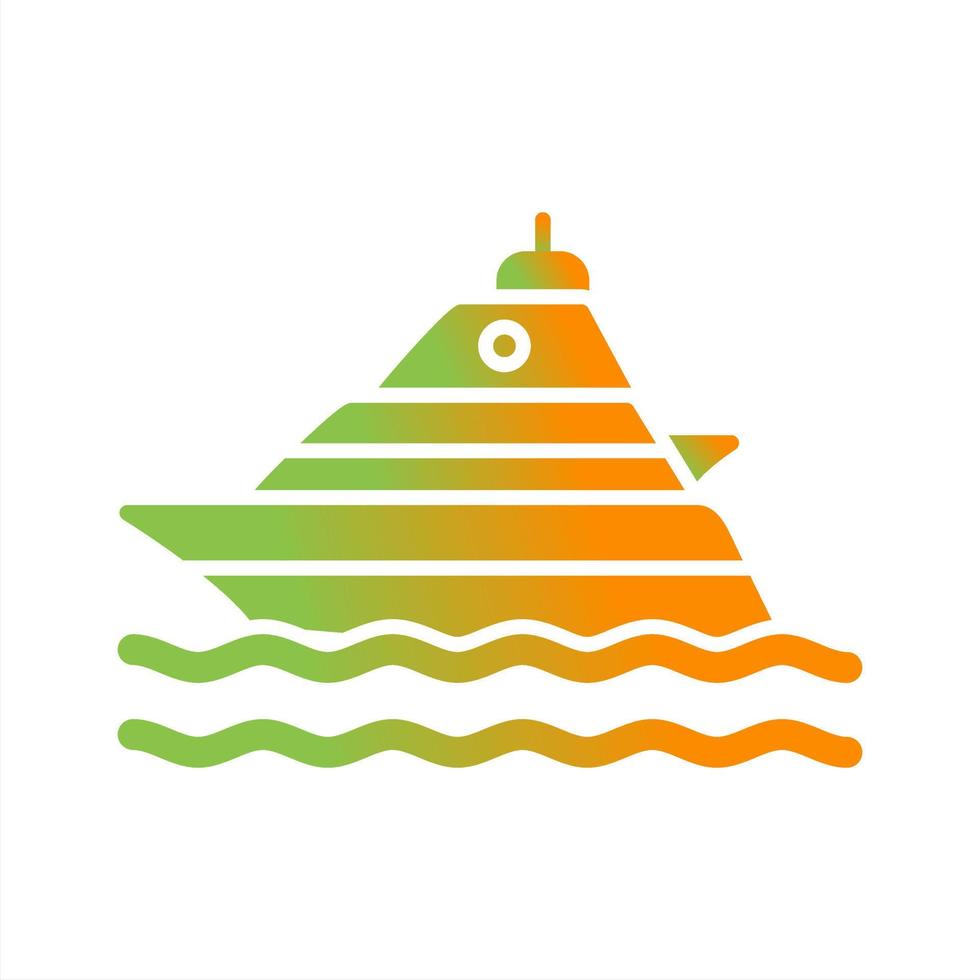 Yacht Vector Icon