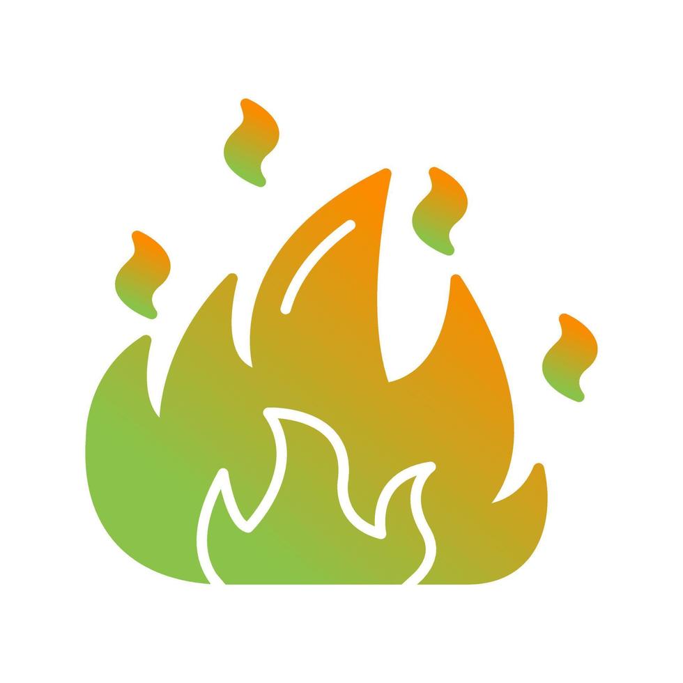 icono de vector de fuego