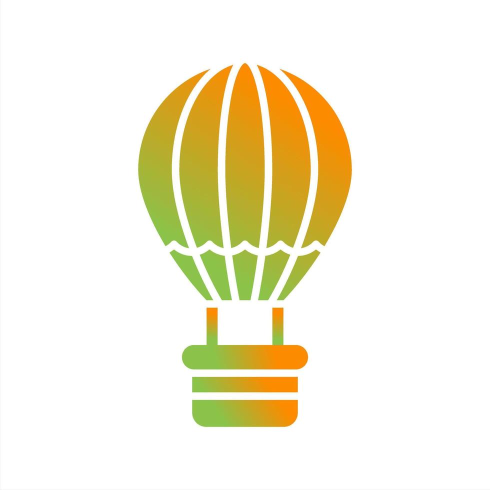 Hot Air Balloon Vector Icon