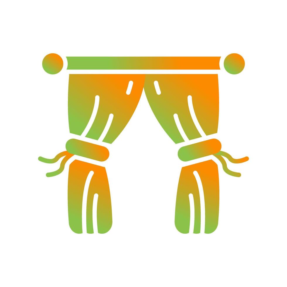 Curtains Vector Icon