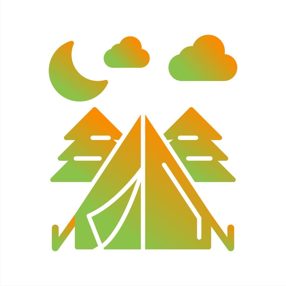 Tent Vector Icon