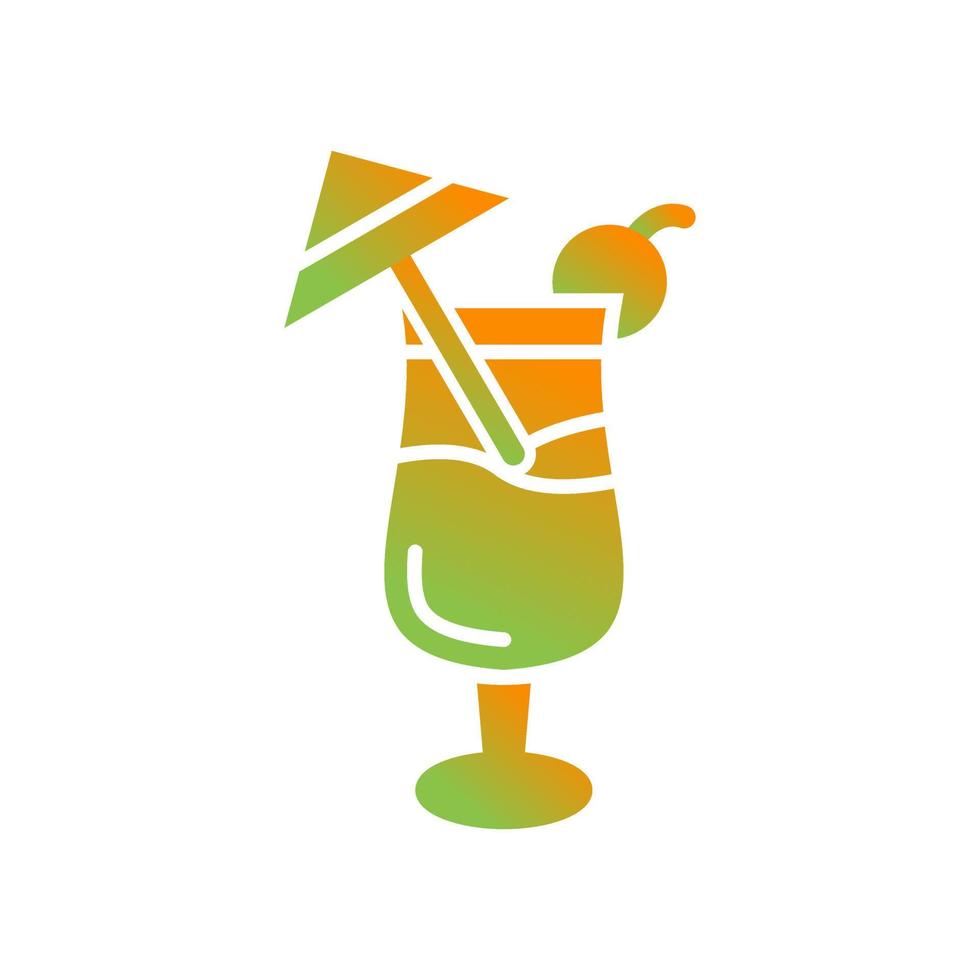 icono de vector de coctel