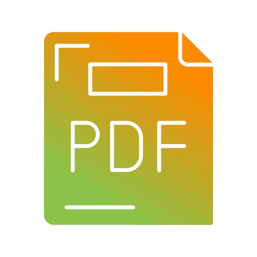 PDF Vector Icon