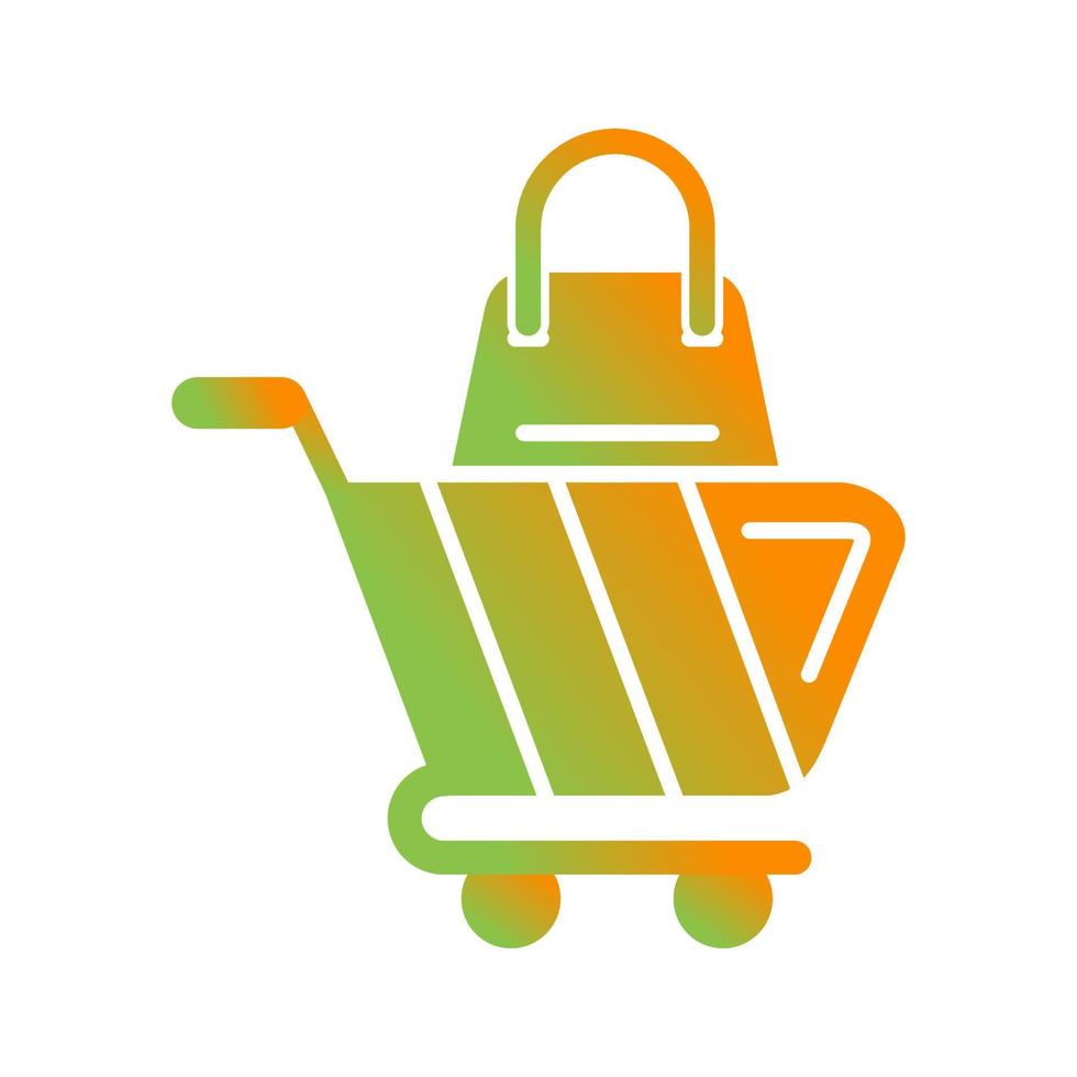 icono de vector de carrito de compras