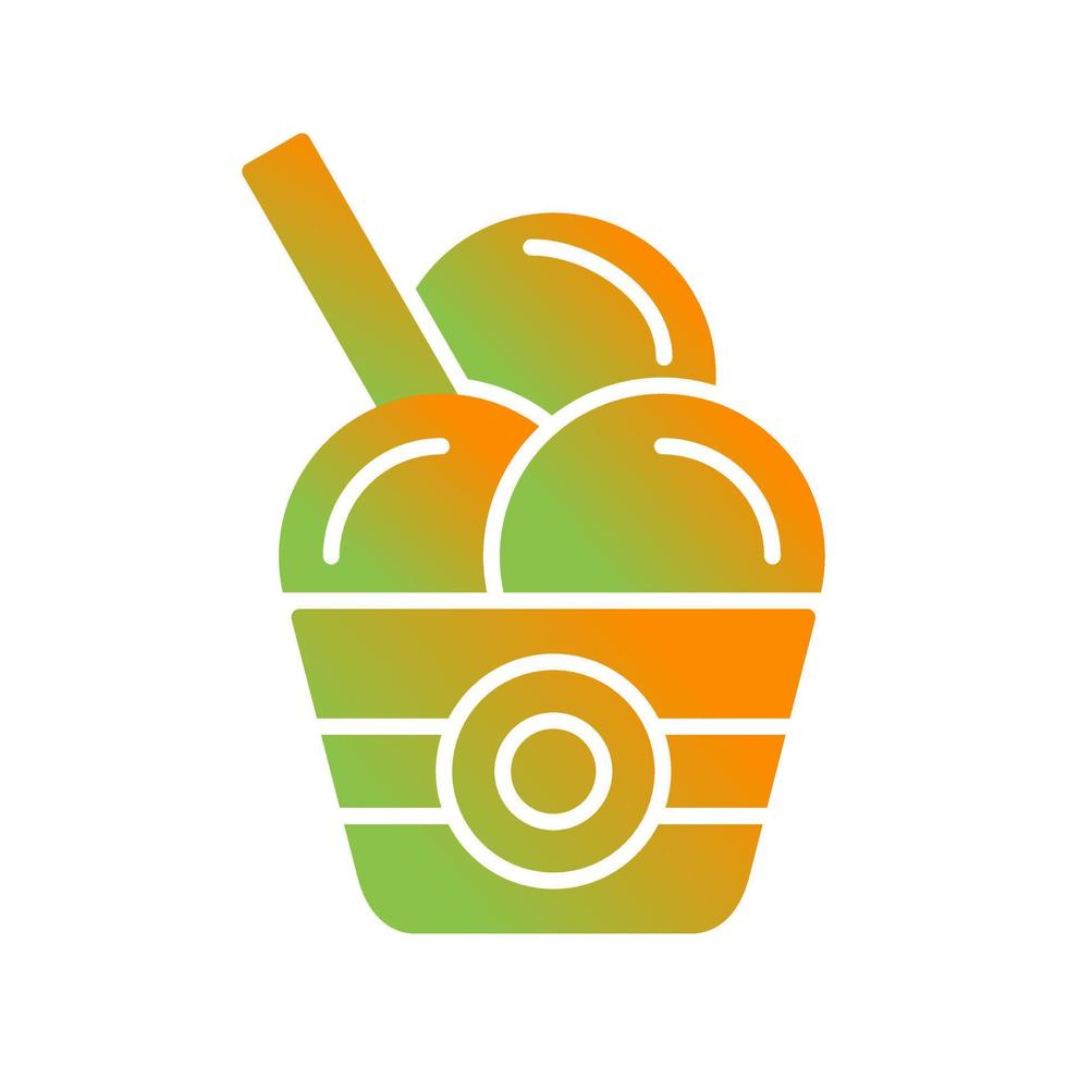 icono de vector de helado