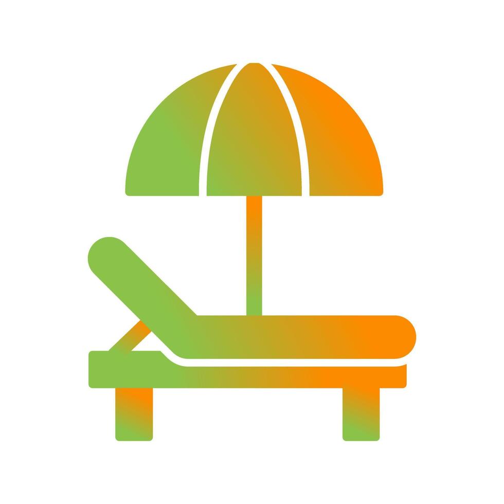 Sunbed Vector Icon