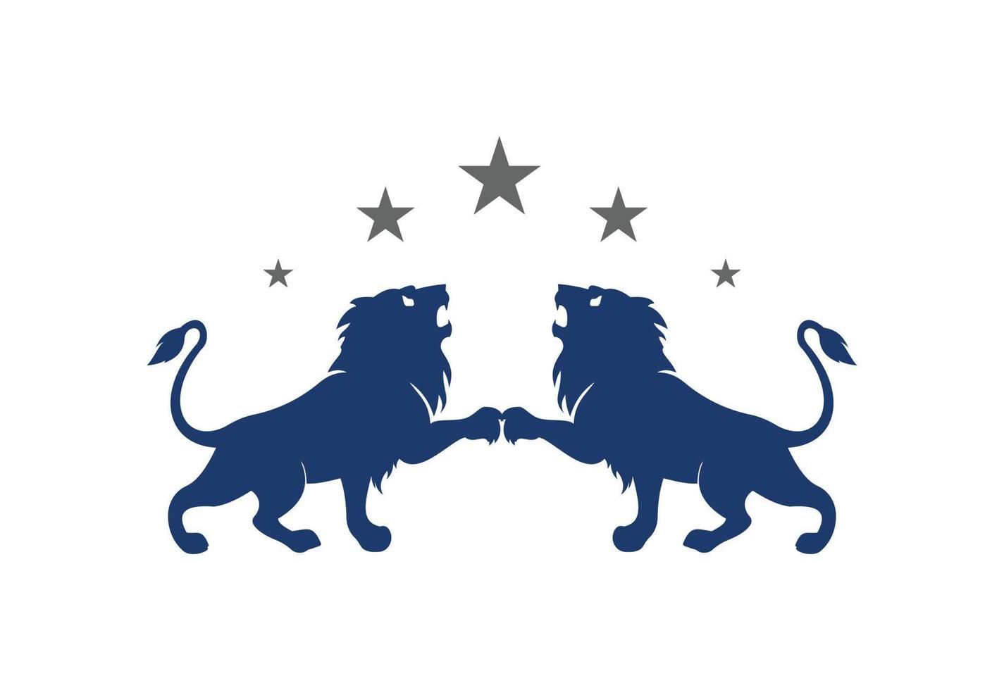 The Lion logo design, Vector design template
