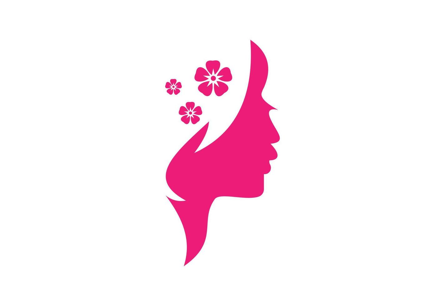 Beauty parlour, Skincare, Salon, Spa, Dermatology Clinic Flower Logo Design Vector design concept.
