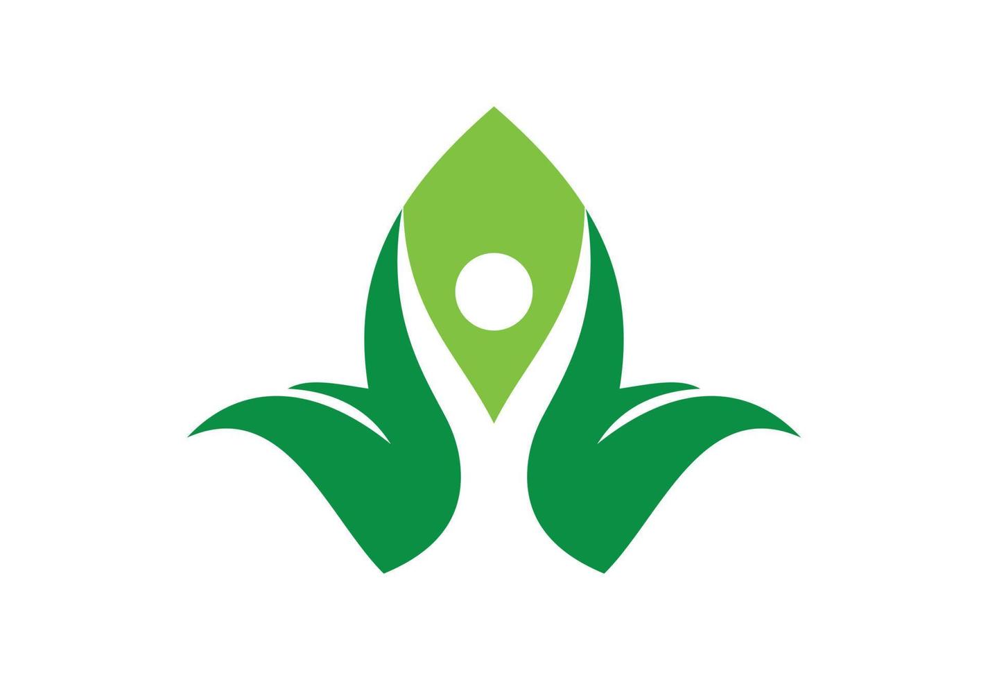 Biotechnology logo design, Vector design template