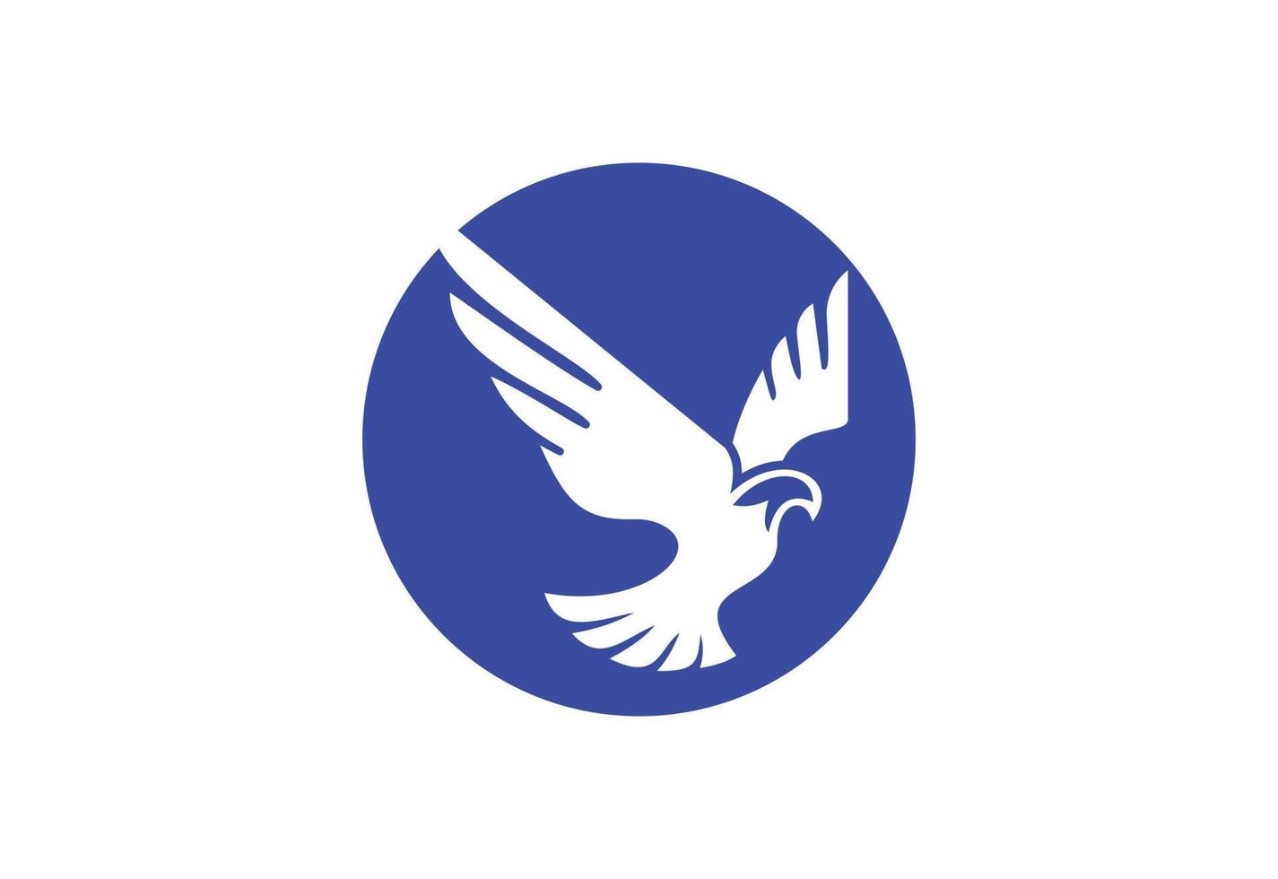 diseño de logotipo de pájaro, plantilla de diseño vectorial. vector