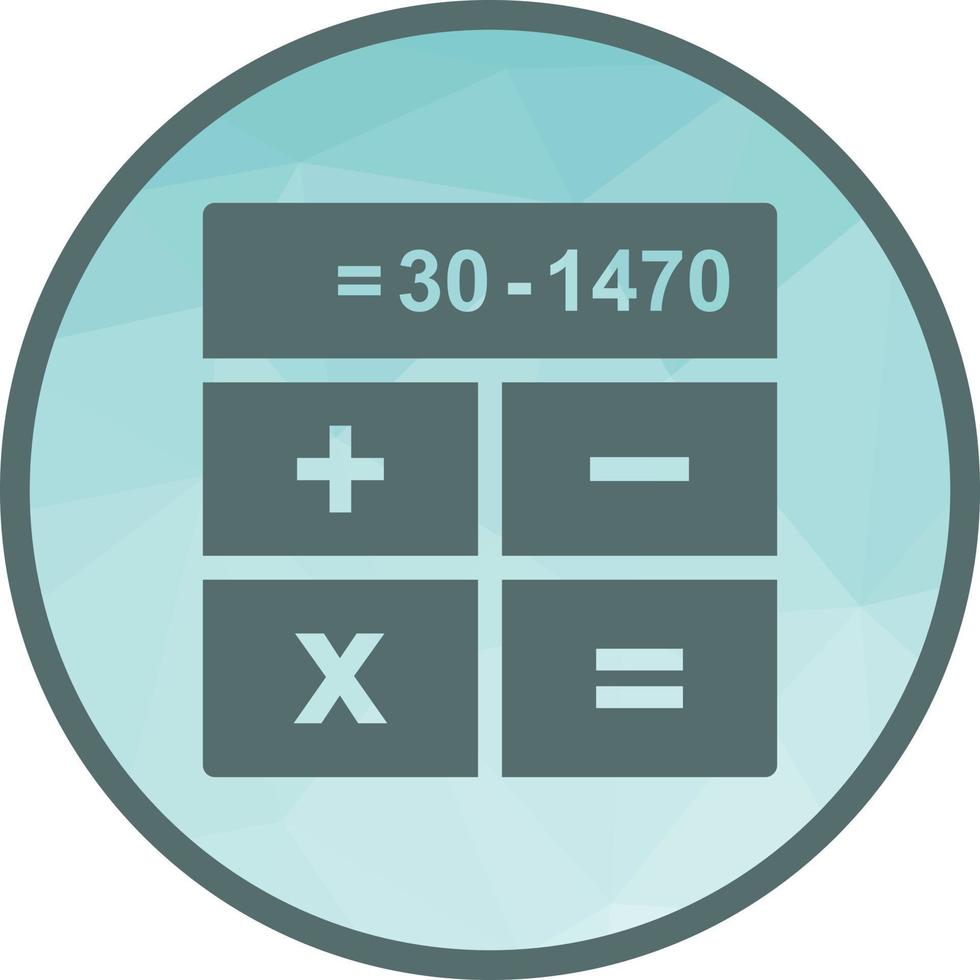 Calculations Low Poly Background Icon vector