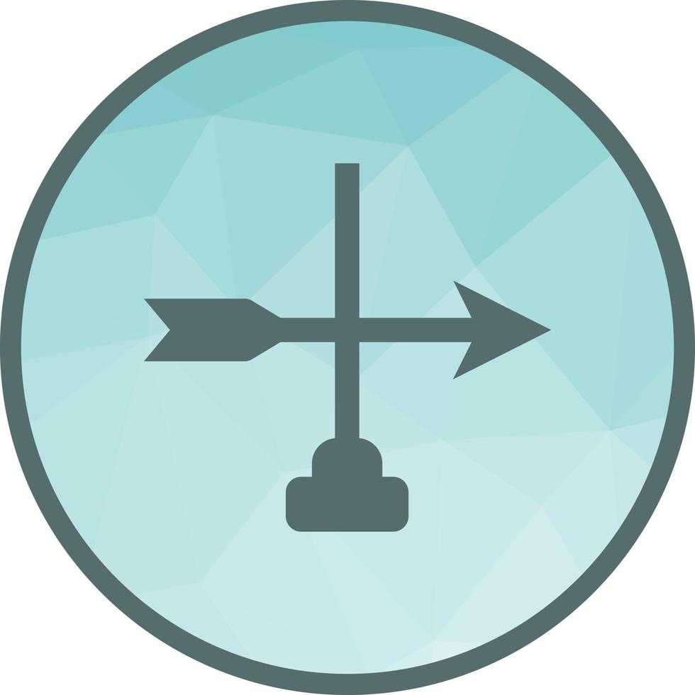 Directions Low Poly Background Icon vector