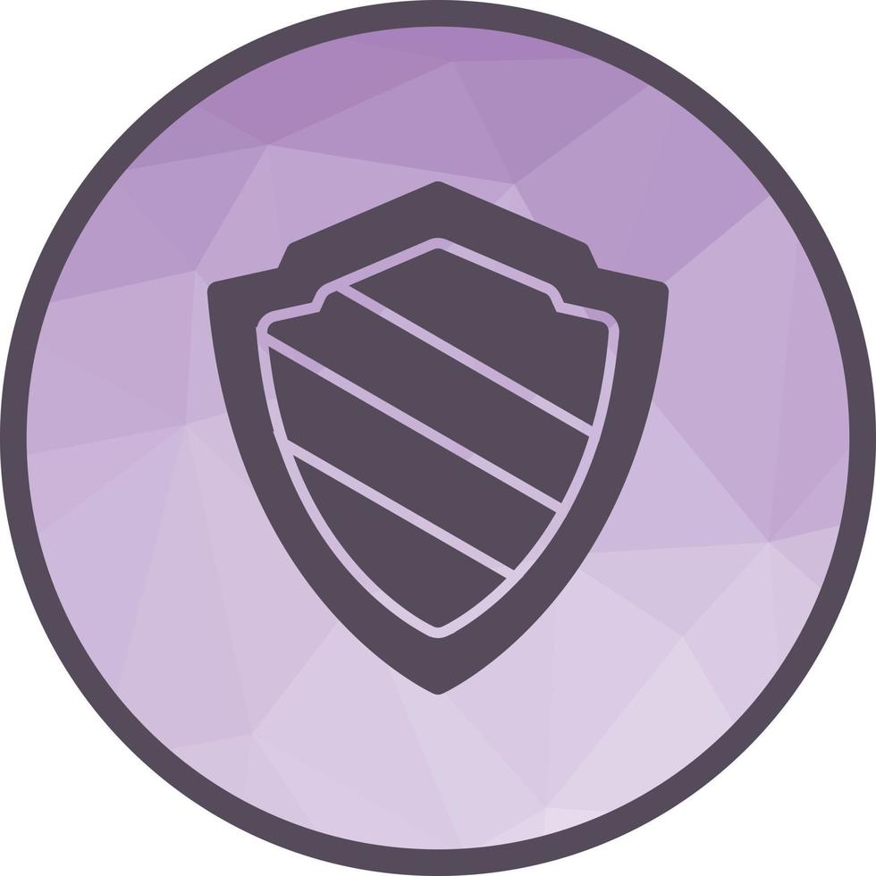 Data Security Low Poly Background Icon vector