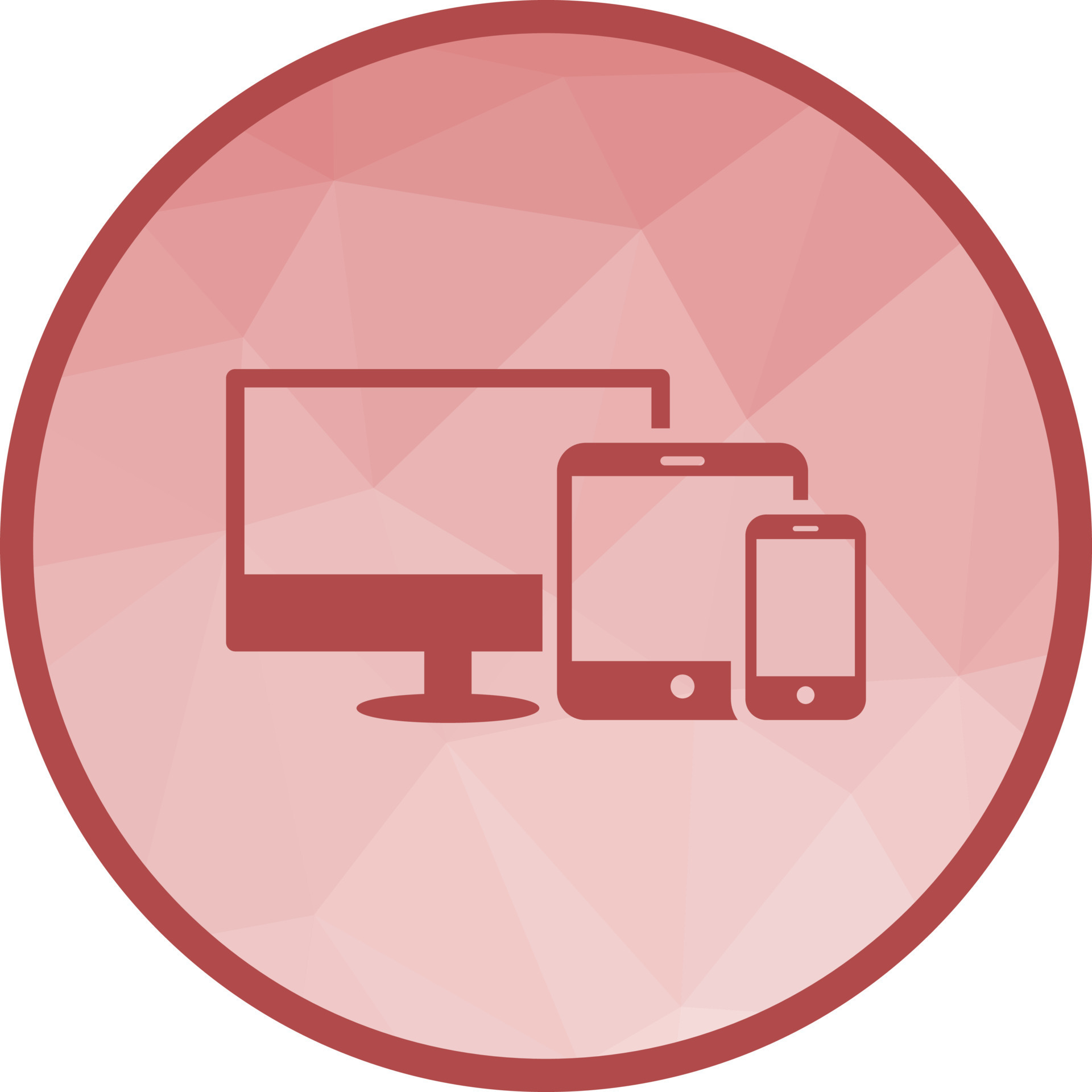 Device Compatibility Low Poly Background Icon 16689569 Vector Art at