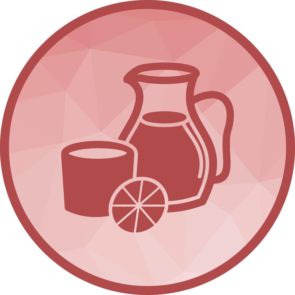 Sangria Low Poly Background Icon vector