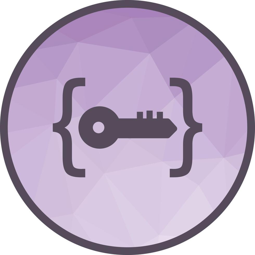 Unlock Code Low Poly Background Icon 16689636 Vector Art at Vecteezy