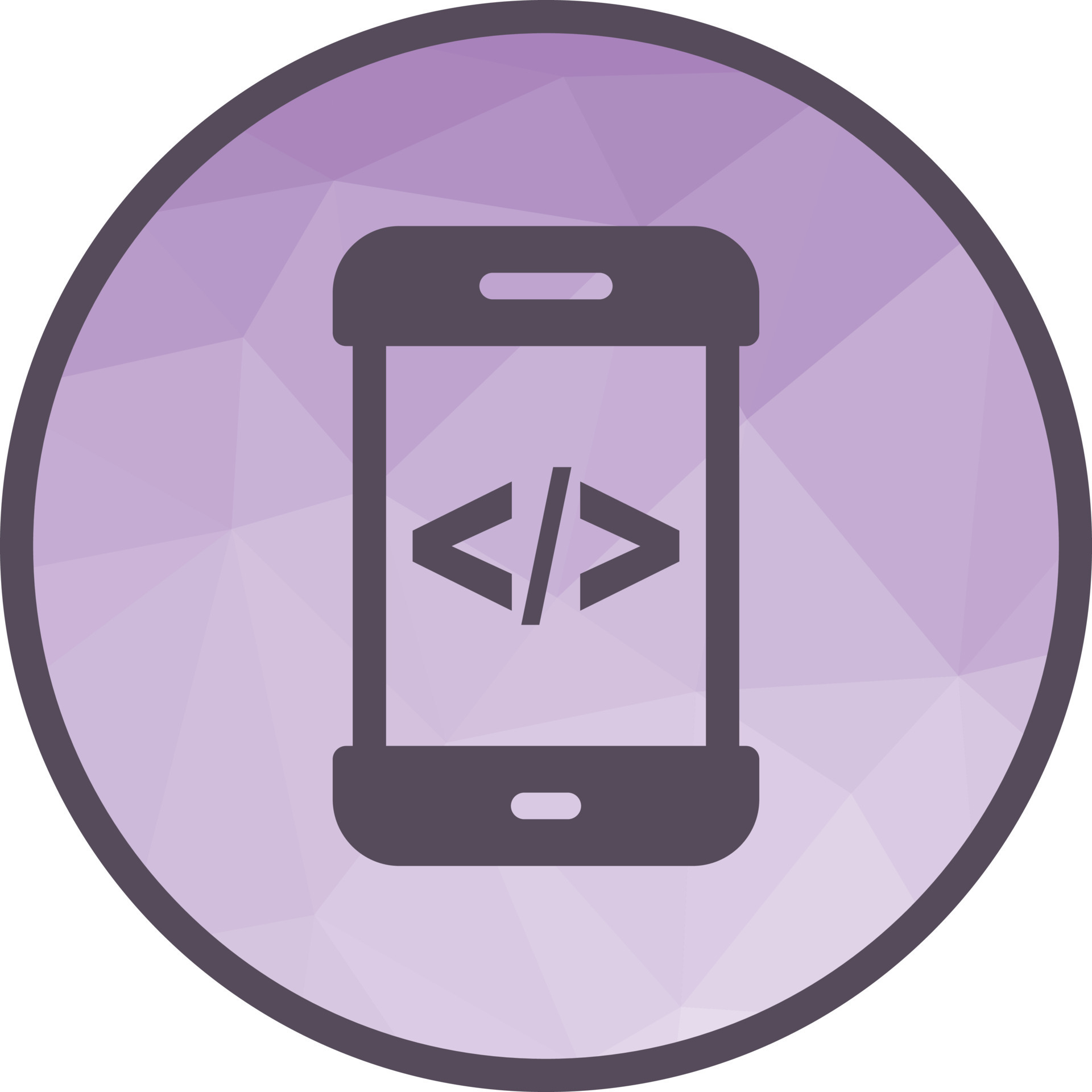 Code Low Poly Background Icon 16689817 Vector Art at Vecteezy