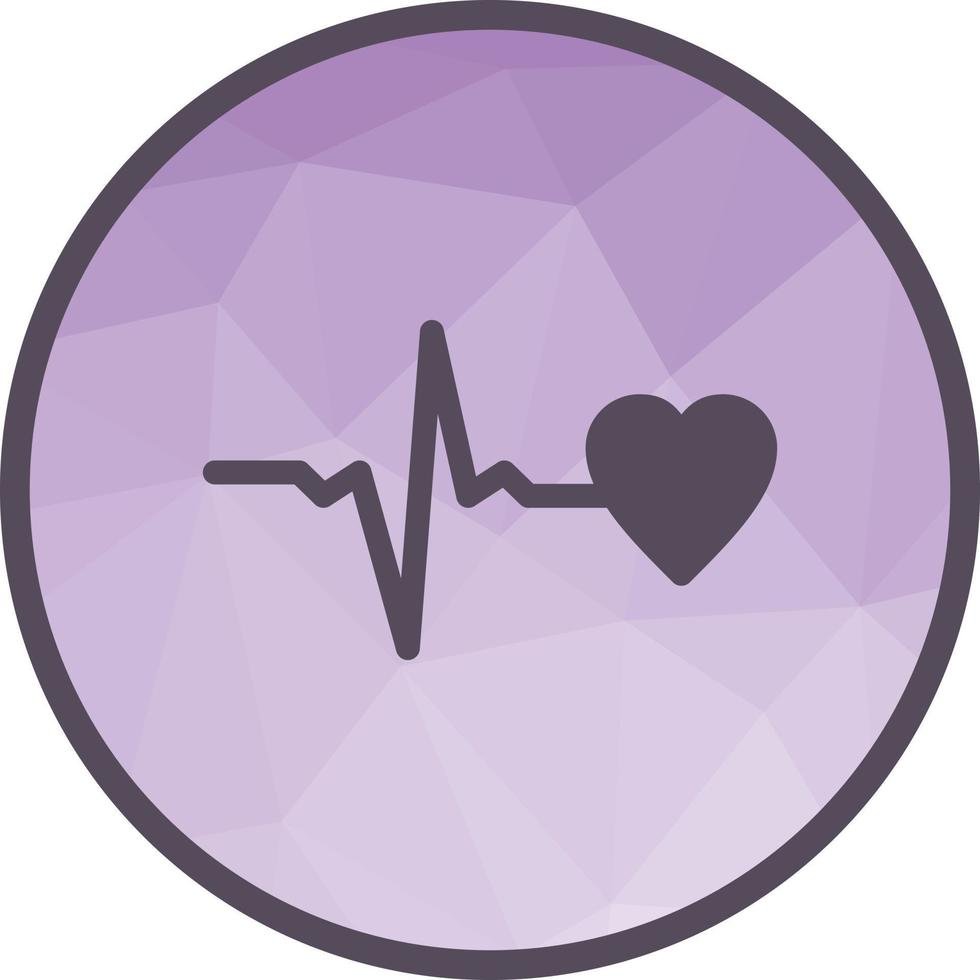 Good Health Low Poly Background Icon vector