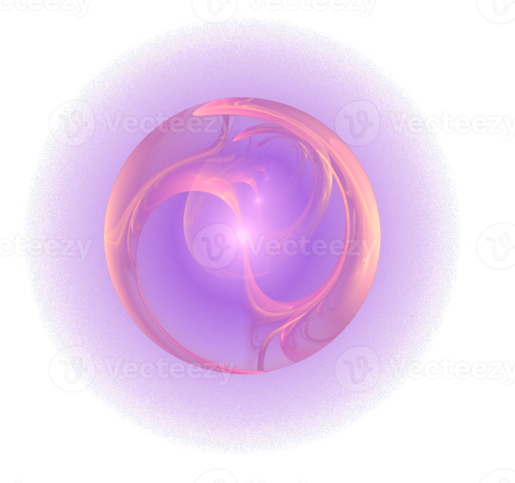 purple pink round isolated element without background, color graphic