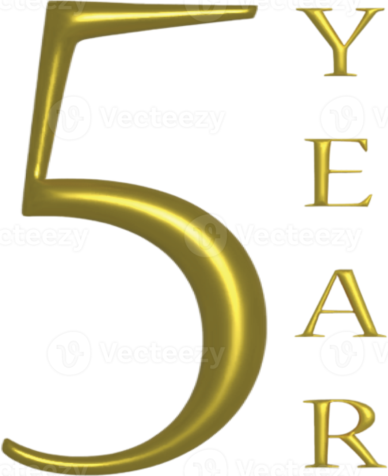 3d anniversary text png