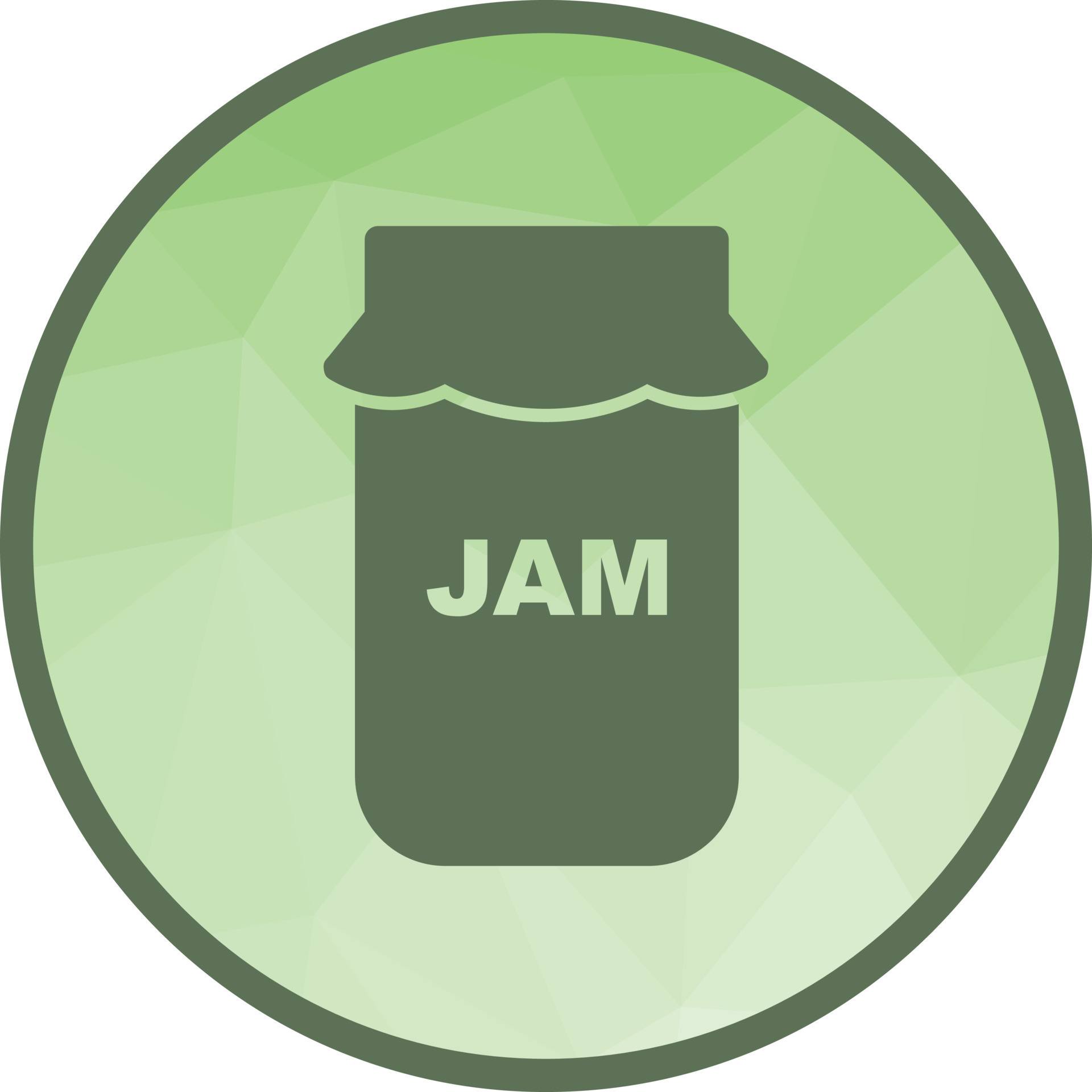 Jam Bottle Low Poly Background Icon 16690928 Vector Art at Vecteezy