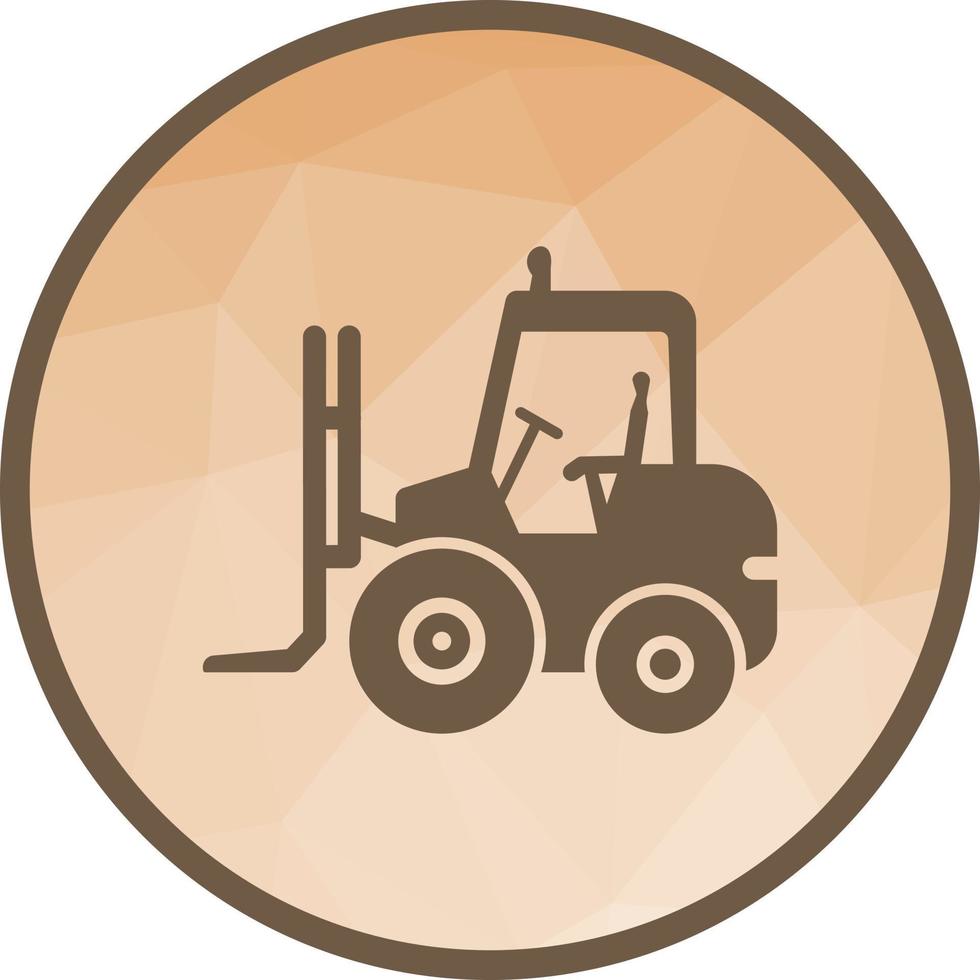 Loader Low Poly Background Icon vector