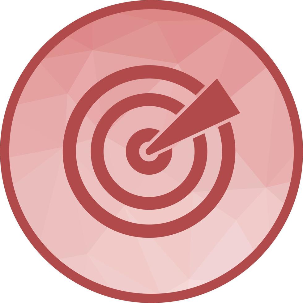Targets Low Poly Background Icon vector
