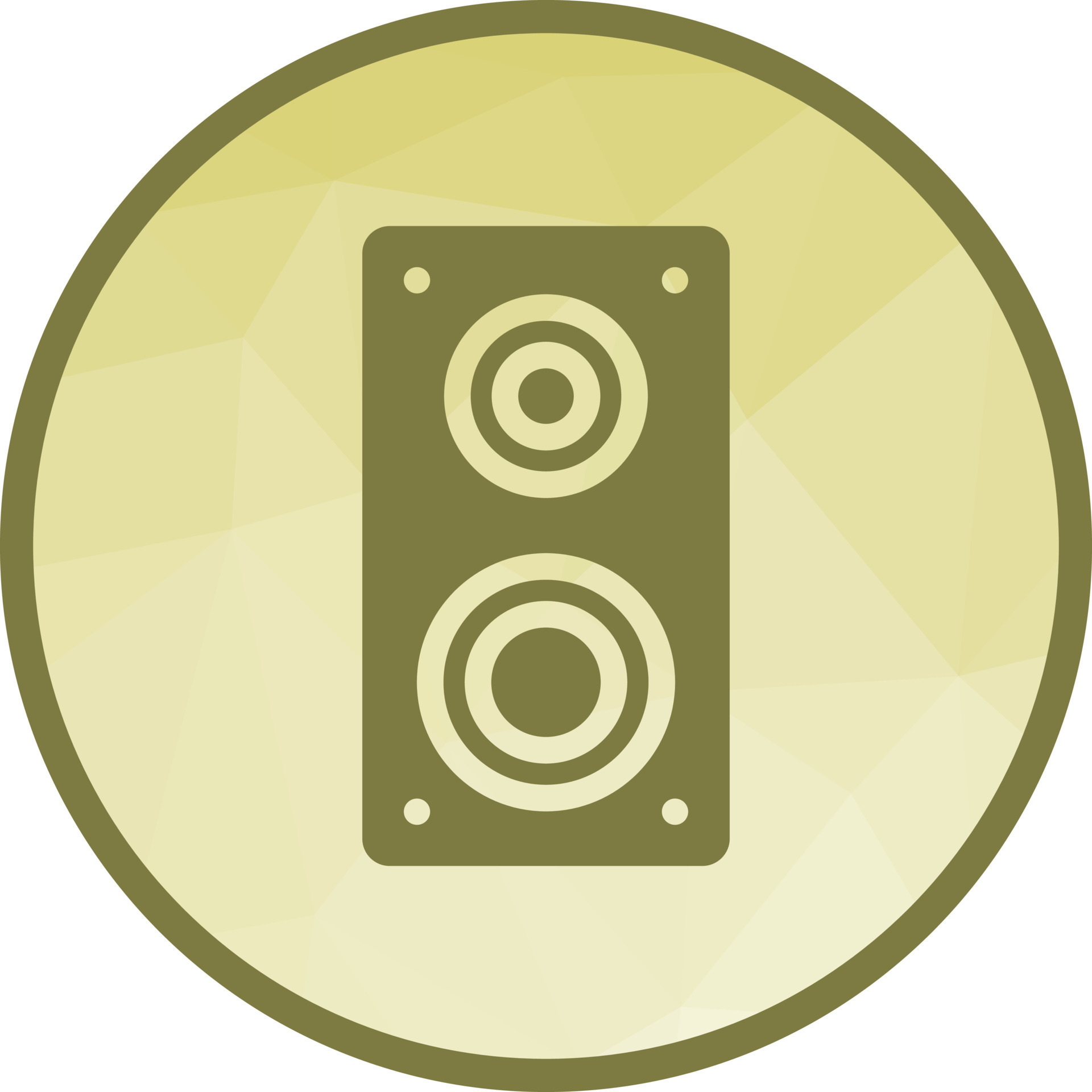 Speakers Low Poly Background Icon 16691153 Vector Art at Vecteezy