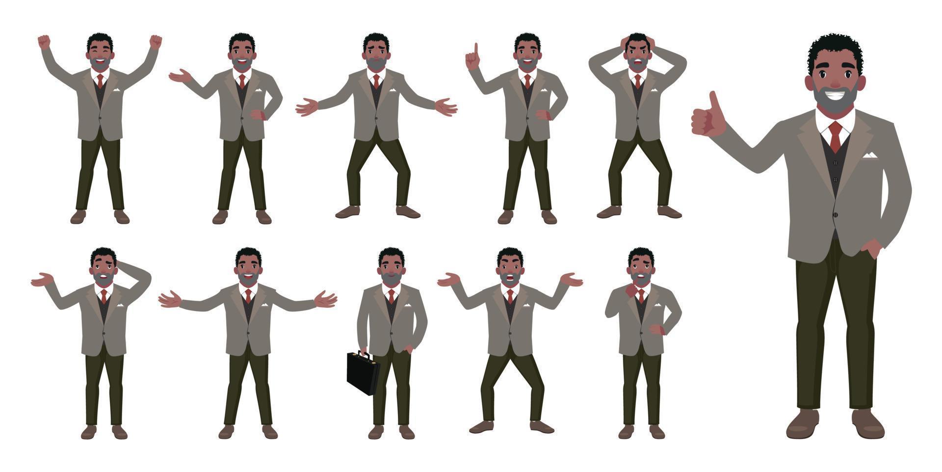 Flat set - people with different emotion vector