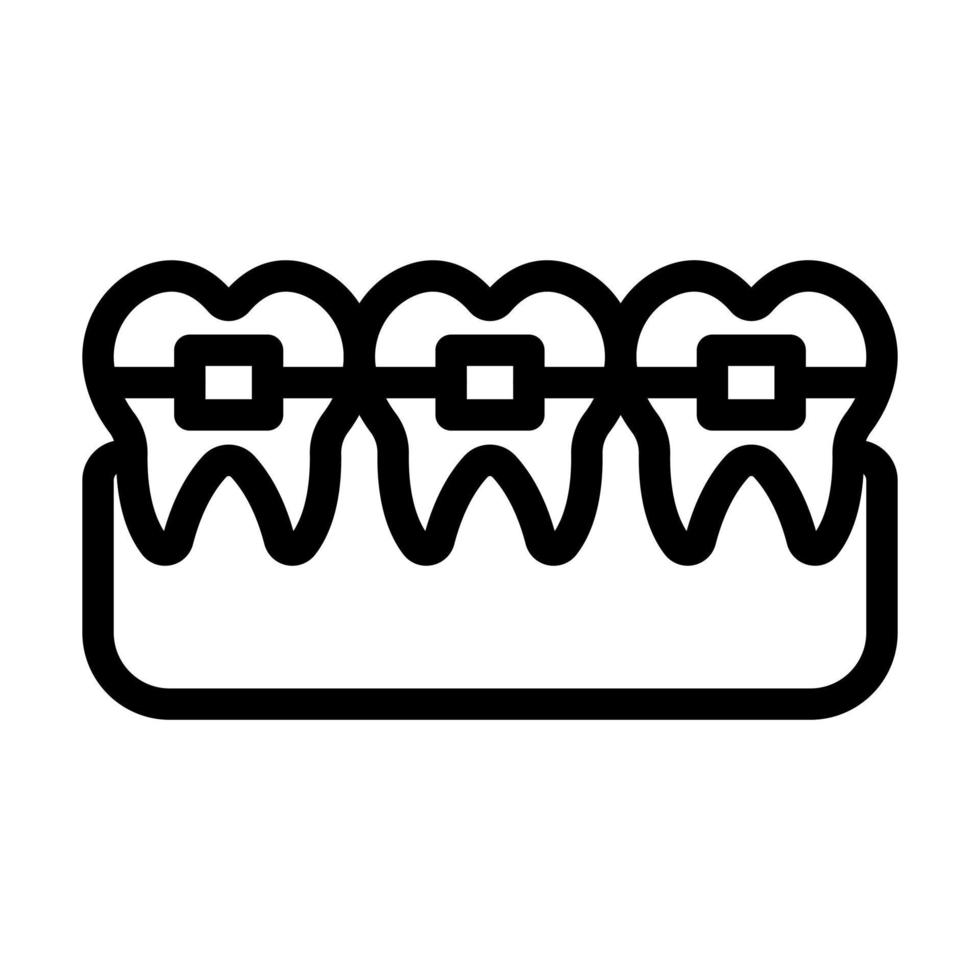 Braces Icon Design vector