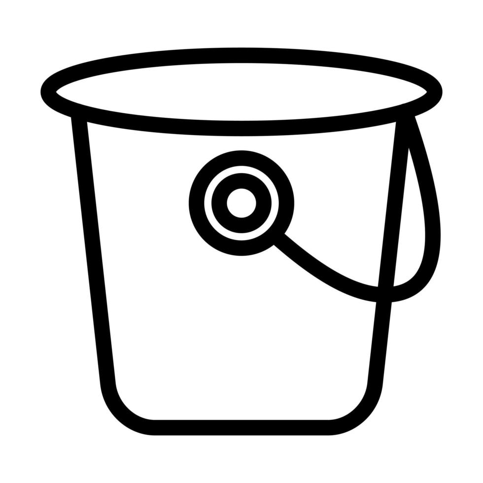 Bucket Icon Design vector