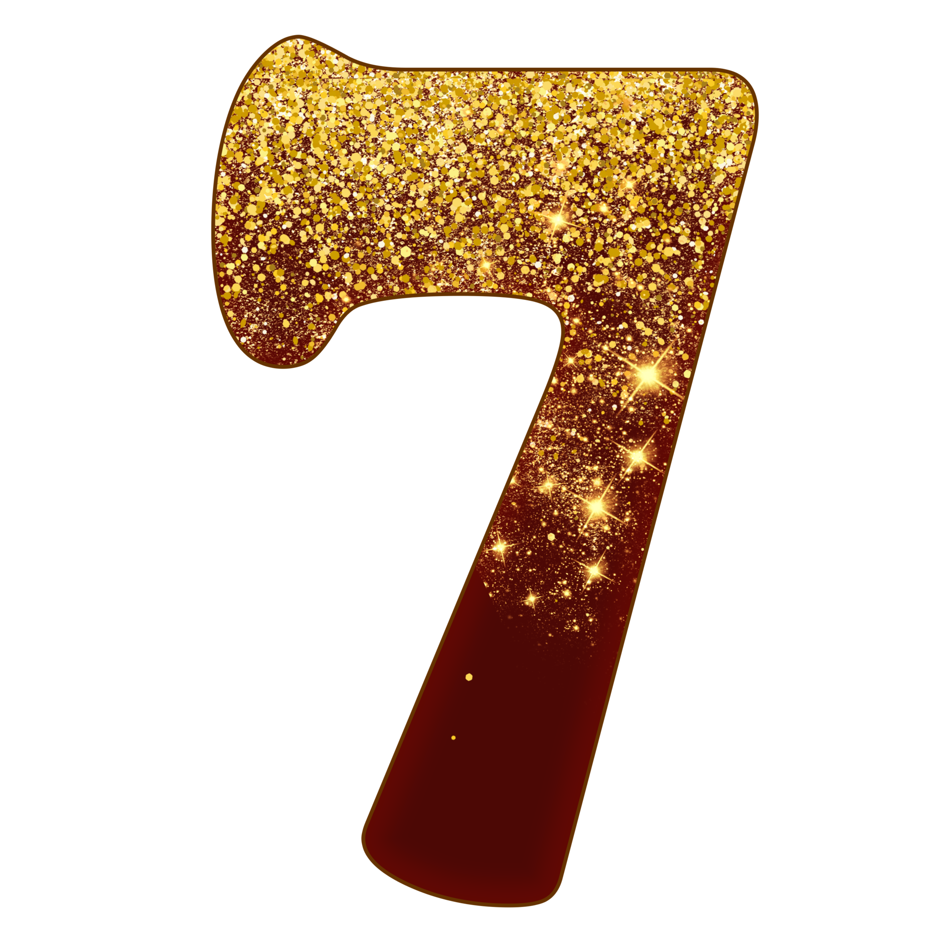 half-gold-glitter-number-16691723-png