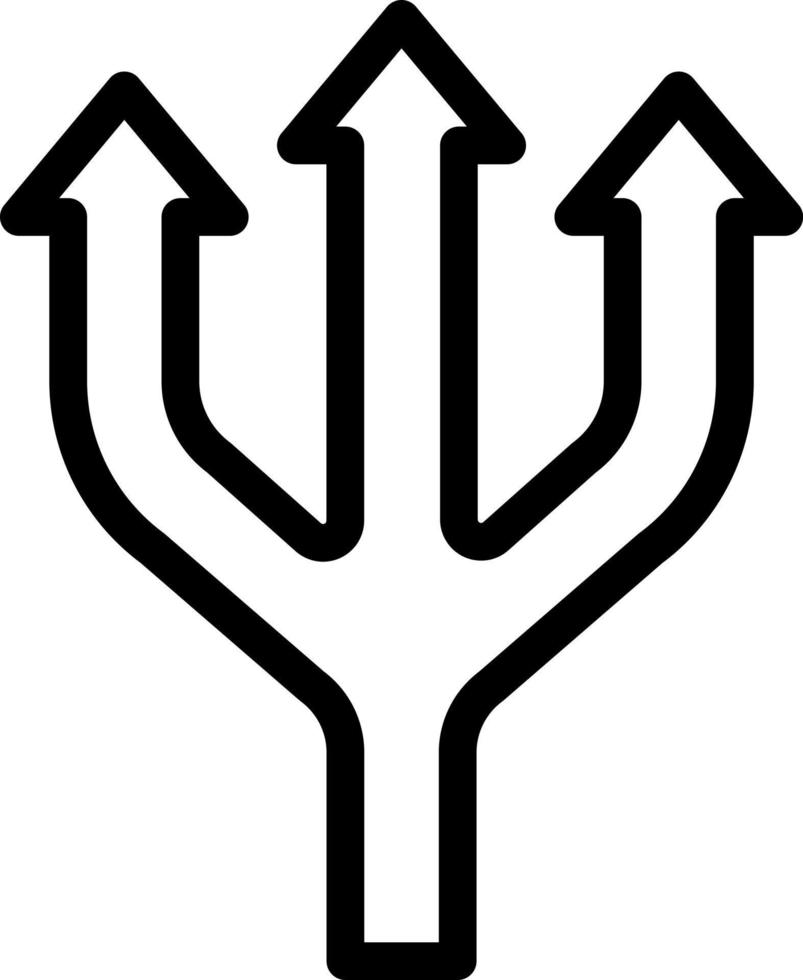 Road Split Icon Design vector
