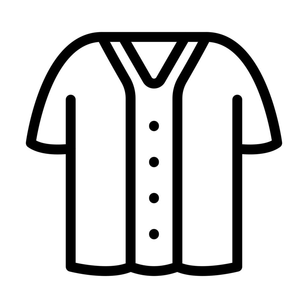 diseño de icono de camiseta de béisbol vector