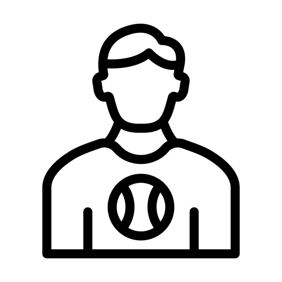 Male Baseball Fan Icon Design vector