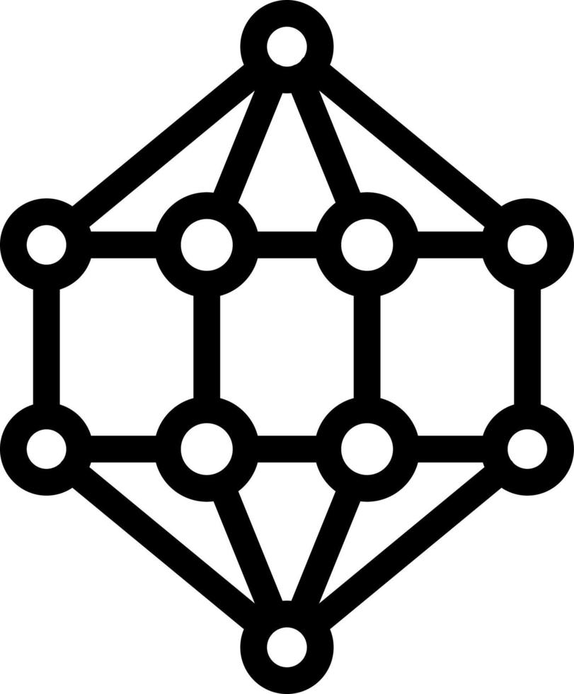 Nanocrystal Icon Design vector