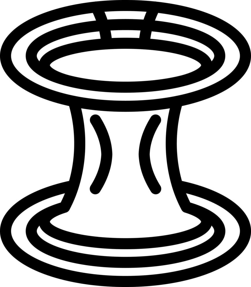 Wormhole Icon Design vector