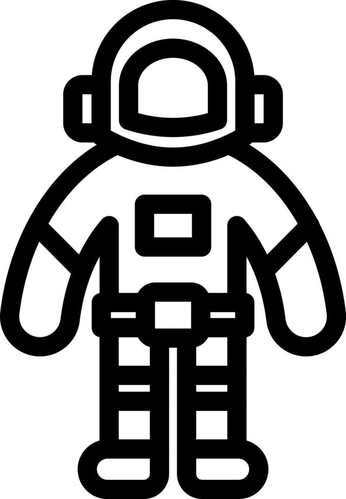 Astronaut Spacesuit Icon Design vector