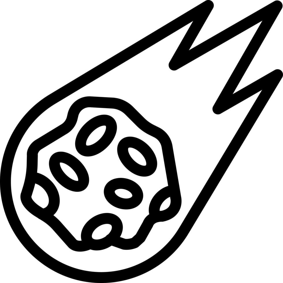 Meteorite Icon Design vector