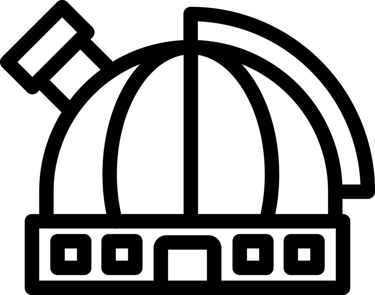 Observatory Icon Design vector