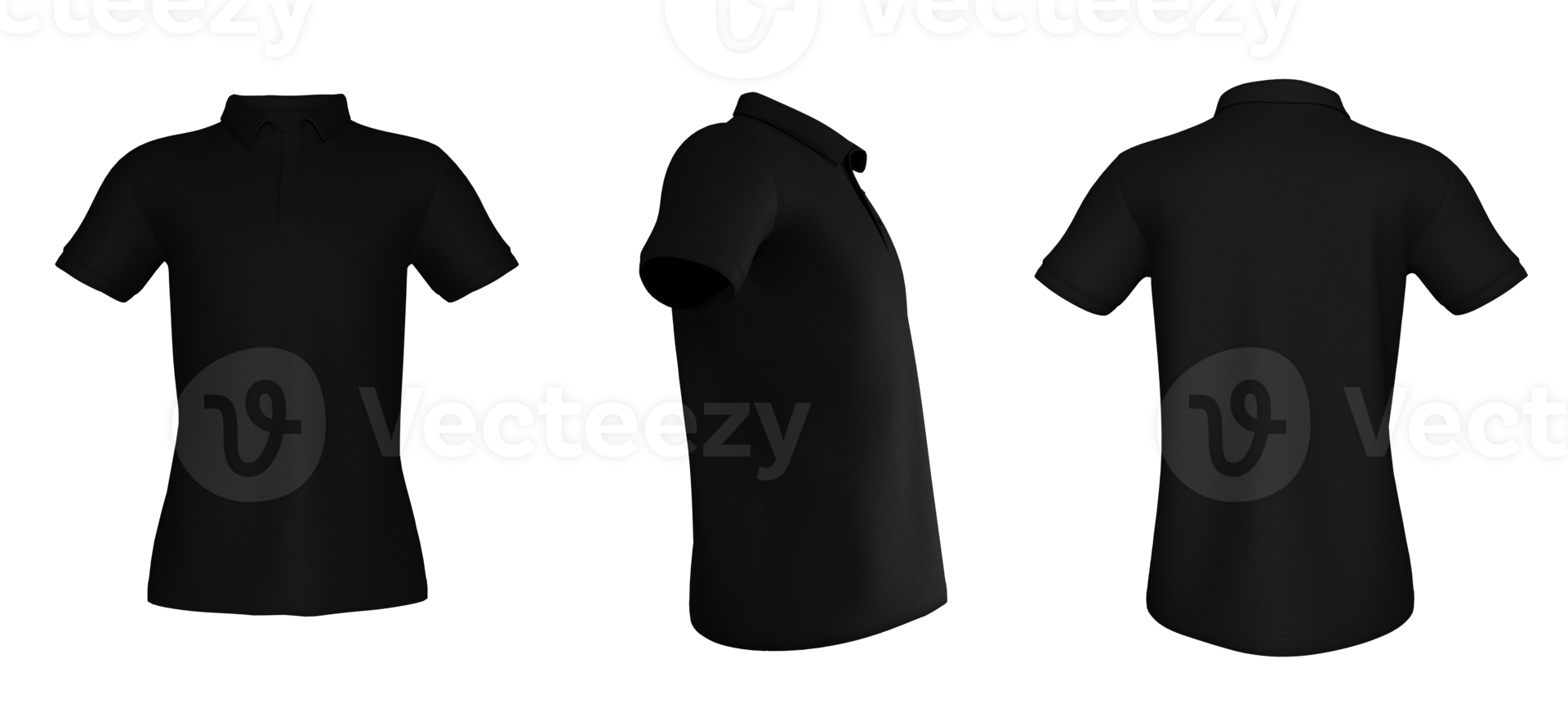 Polo shirt mockup isolated png