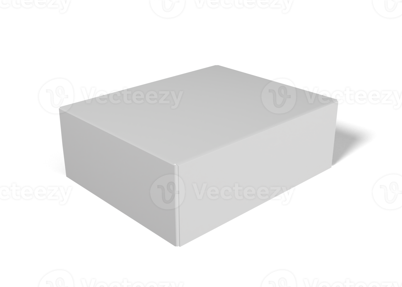 Square or rectangle box packaging mockup png