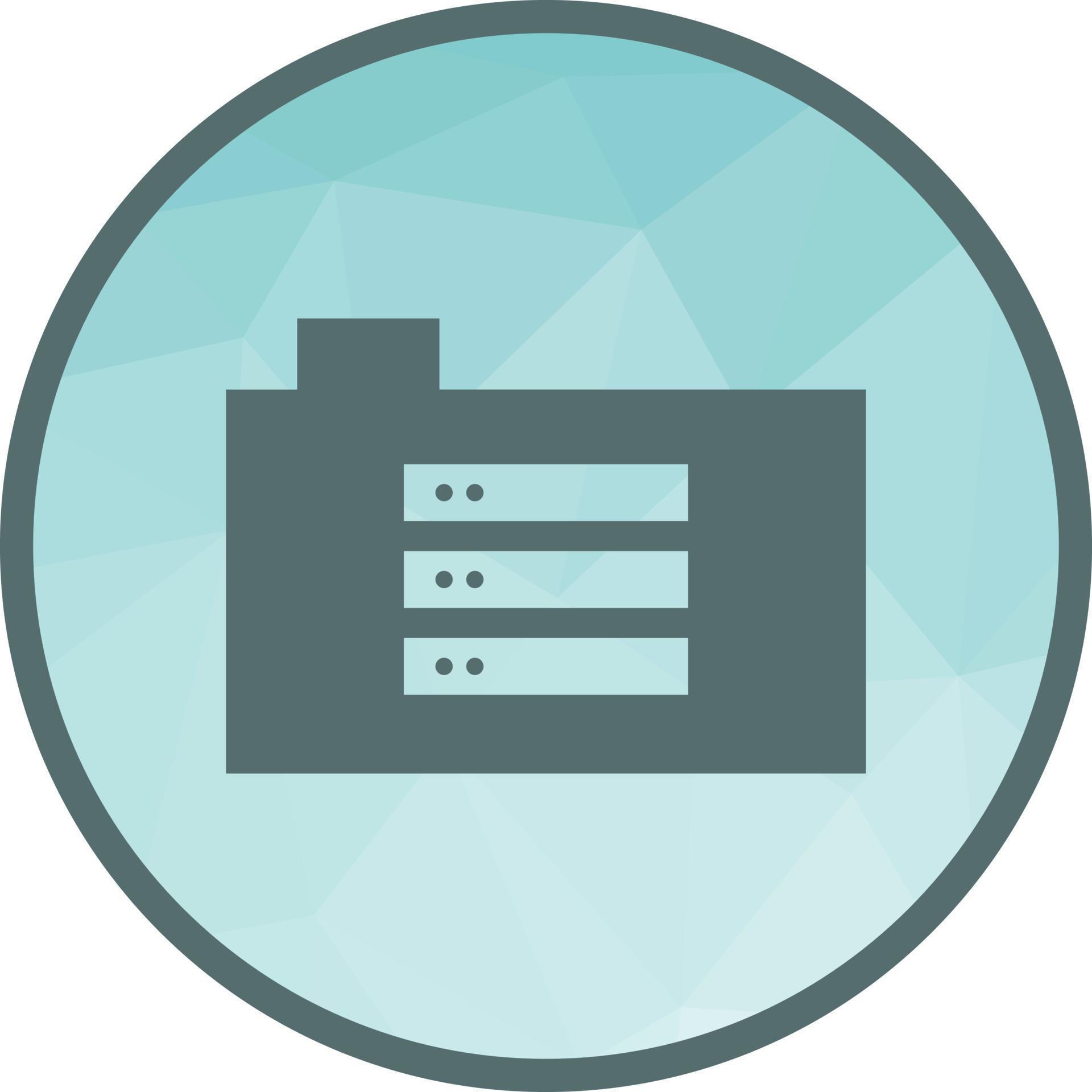 Data Folder Low Poly Background Icon 16692390 Vector Art at Vecteezy